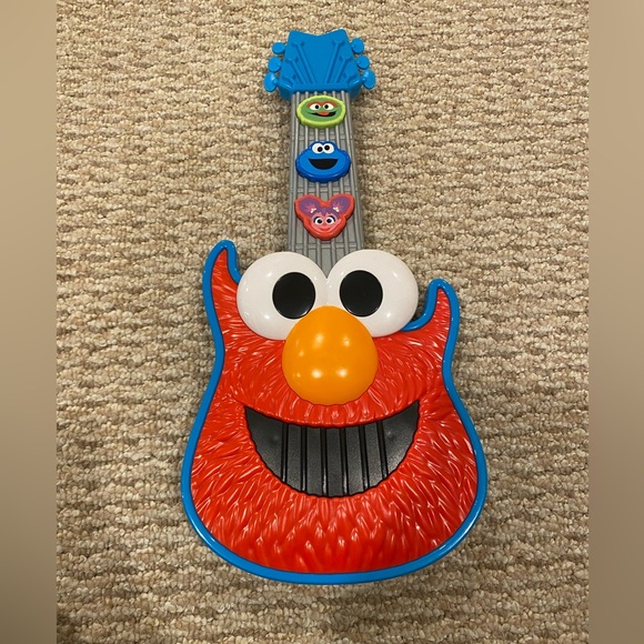 Sesame Street Just Play Elmo Toy Guitar - Picture 1 of 6